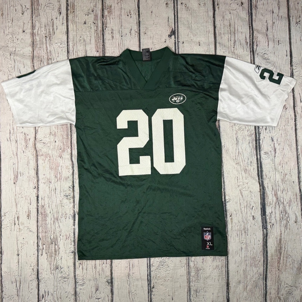 Thomas Jones New York Jets Reebok NFL Football Men's Sports Jersey